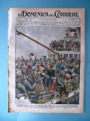 La Domenica del Corriere 12 Febbraio 1928 Valentino Haig Ibanez Duce Alaska Voli 