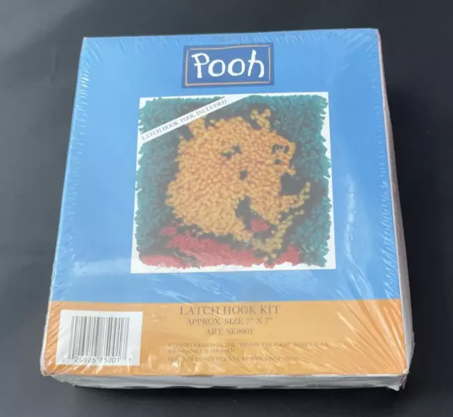 VTG Classic Pooh Latch Hook Rug 7 X 7