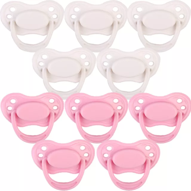 10x Newborn Infant Pacifier Magnetic Dummy for Reborn Baby DIY Dummy Supply