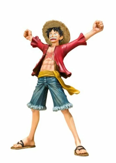 Figurine One Piece Bandai 2001 Luffy Articulée, échelle 1/80, édition Wanted Rare