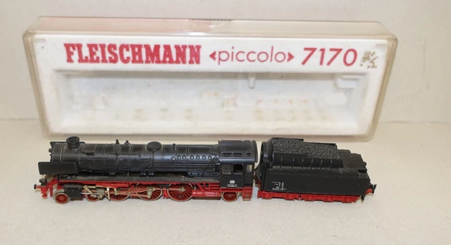 FLEISCHMANN 7171 LOCOMOTORA de vapor DB 012 081-6 escala N 1:160 EUR 47