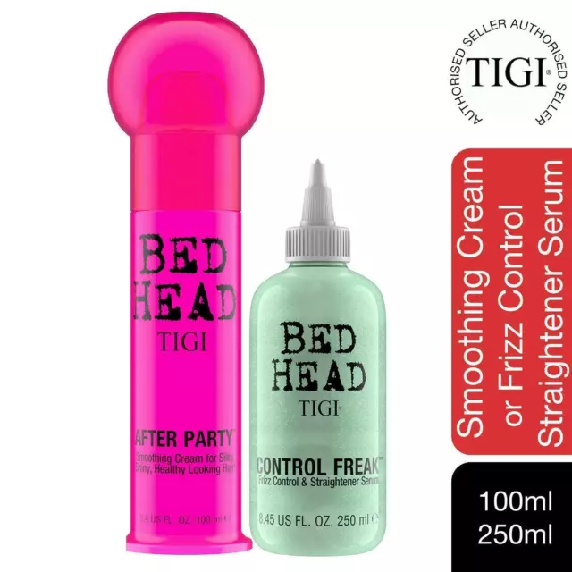 Bed Head by TIGI Control Freak Frizz Serum or After Party Smoothing Cream, 1pk