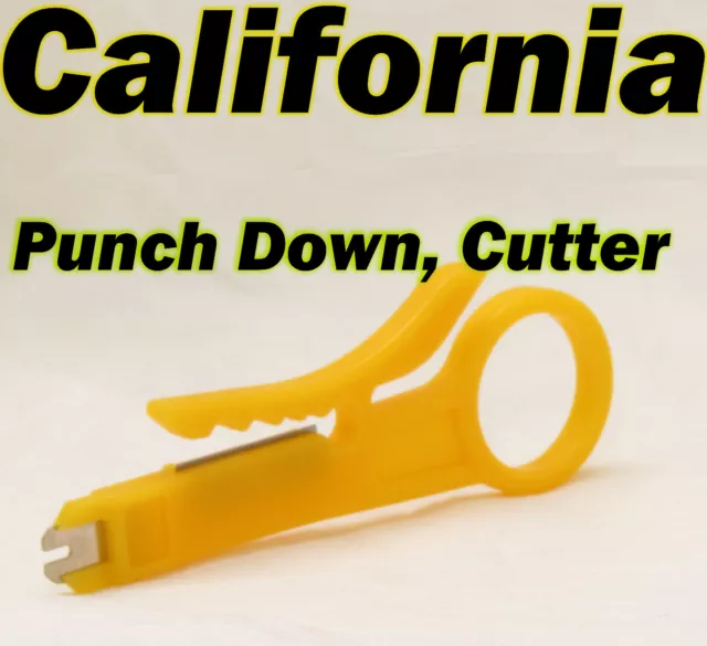 Punch Down Cutter Cable Lan UTP Stripper Tools LAN RJ45 Network CAT5 CAT6