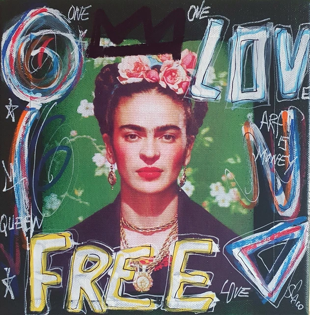 Tableaux Frida Kahlo Portrait d'une femme Pop art 40x60 | Leroy Merlin Tableaux Frida Kahlo Portrait d'une femme Pop art 40x60 | Leroy Merlin