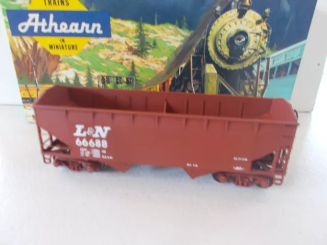 Athearn #5400 L&N - Louisville & Nashville 34' O/S 2 Hopper Car #66688 Ho Scale