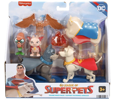 Fisher-Price Dc la Ligue Des De Super-Pets Wonder Woman & Pb Set 2 Pose