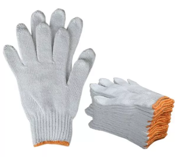 Cotton Gloves Work Safety Glove Thick Heavy Seamless Food Packing Manufacturing