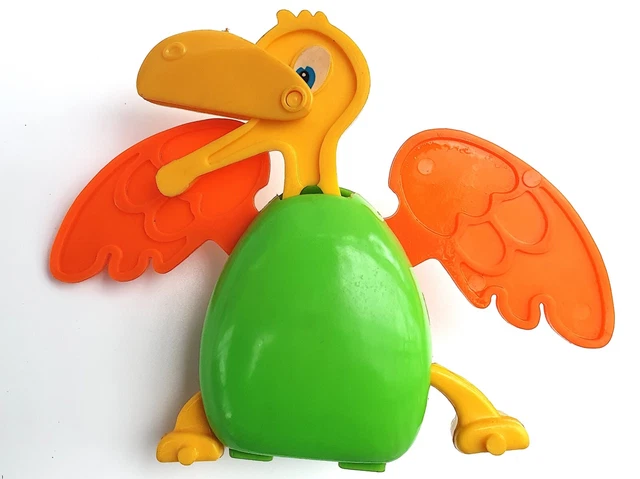 Jouet Mécanique Ancien Oiseau En Tôle - Köhler Germany - Fin Des Années 1940