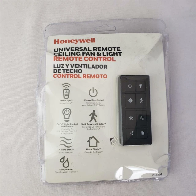 Honeywell Ceiling Fan And Light Remote Control Shelly Lighting
