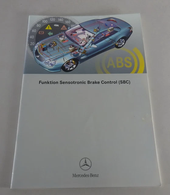 MANUALE OFFICINA MERCEDES Benz Sensotronic Brake Control (SBC) SL R230