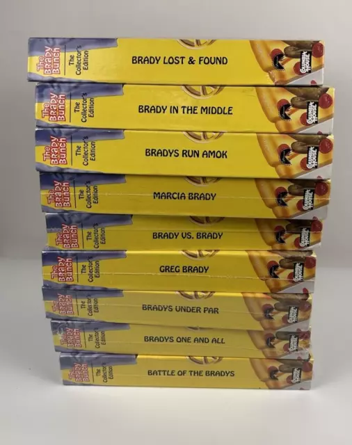 VINTAGE 1993 LOT of 9 The Brady Bunch Collectors Series VHS 6 Sealed