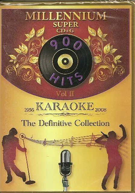 Dk Millennium Super Cdg Vol.2 - 910 Karaoke Songs For Cavs Or Windows Pc  NEW