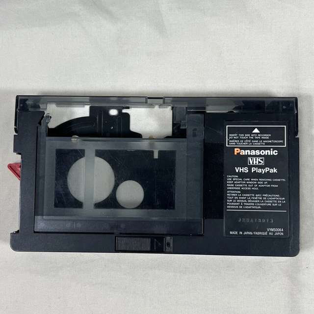 PANASONIC VHS PLAYPAK VHSC to VHS Motorized Converter Adapter VYMW0009