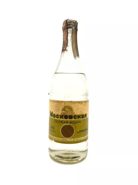 Vodka Moskovskaya Imported From Ussr - 0,5L 40% - '60S