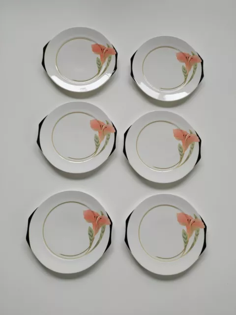 6x  Villeroy und Boch Iiris Kuchenteller Teller Dessertteller Frühstücksteller