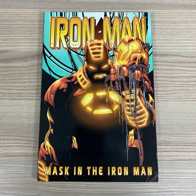 Iron Man Masque En The Marvel Graphique Roman Livre de Poche Tpb Bd Avengers