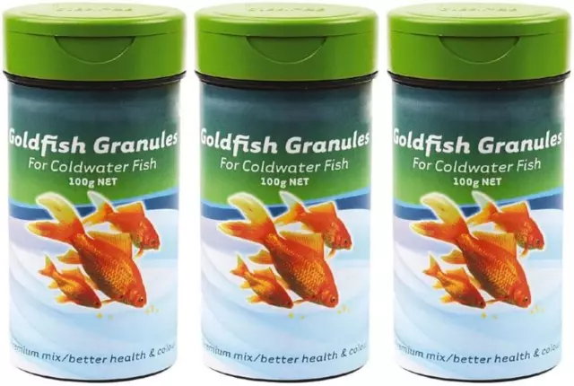 Highly Nutritious 1X / 2X / 3X Goldfish Granules Goldwater Fish (2)