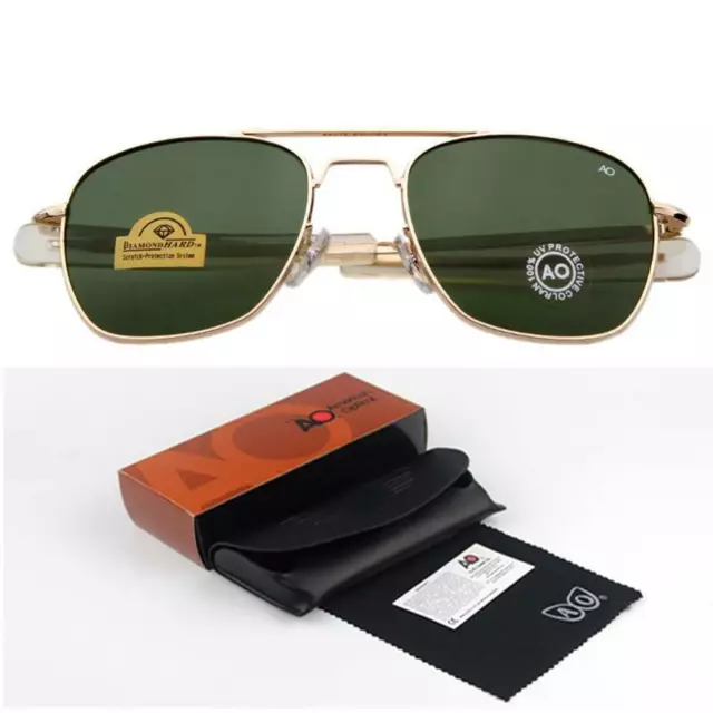 Fashion Sunglasses Men American Army Military Brand Designer AO Sun Glasses