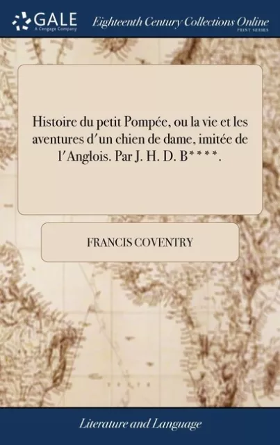 Histoire Du Petit Pomp?E, Ou La Vie Et Les Aventures D'un Chien De Dame, Im...