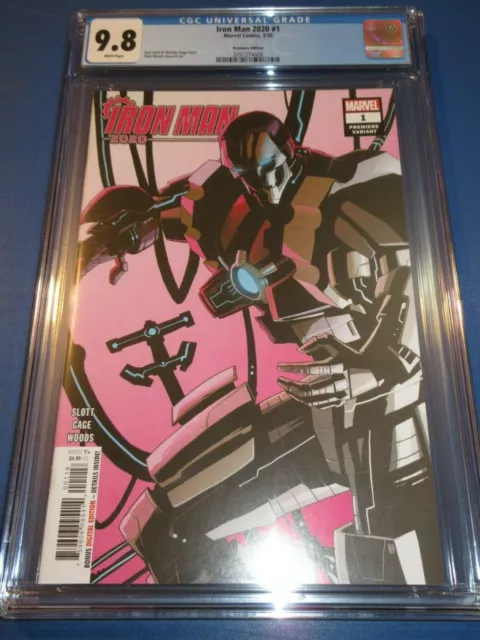 Iron Man 2020 #1 Premiere Variant CGC 9.8 NM/M Gorgeous gem wow