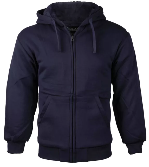 Maglione con cappuccio ragazzo bambini sherpa foderato in pile cerniera con cappuccio con cappuccio con difetto taglia 14