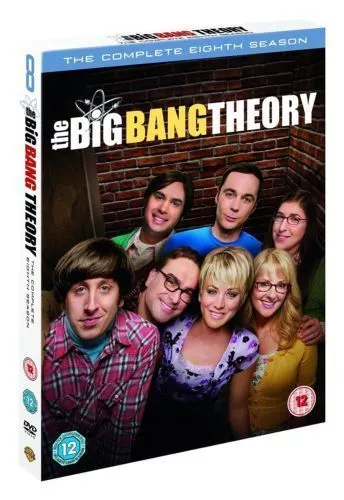 The Big Bang Theory: The Complete Eighth Season DVD (2015) Johnny Galecki cert