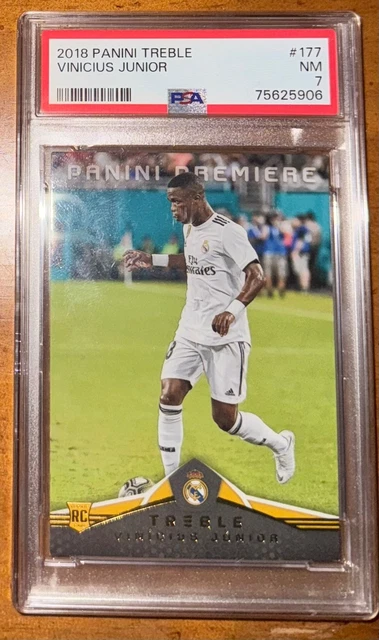 2018-19 PANINI TREBLE Vinicius Junior Vini Jr. #177 Rookie PSA 9