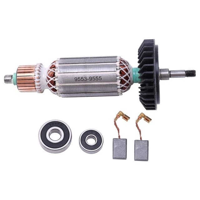 Rotor amoladora para 9553Nb 9553Hb N 9555 rotor con rodamiento 607W L9F9