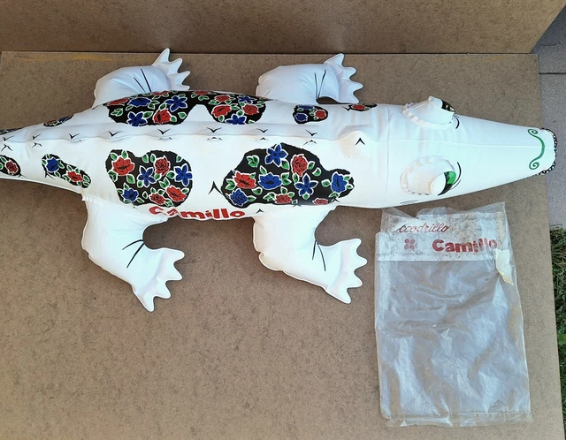 Invernizzi Gonfiabile Camillo Il Coccodrillo Anni 60 Con Busta Originale!
