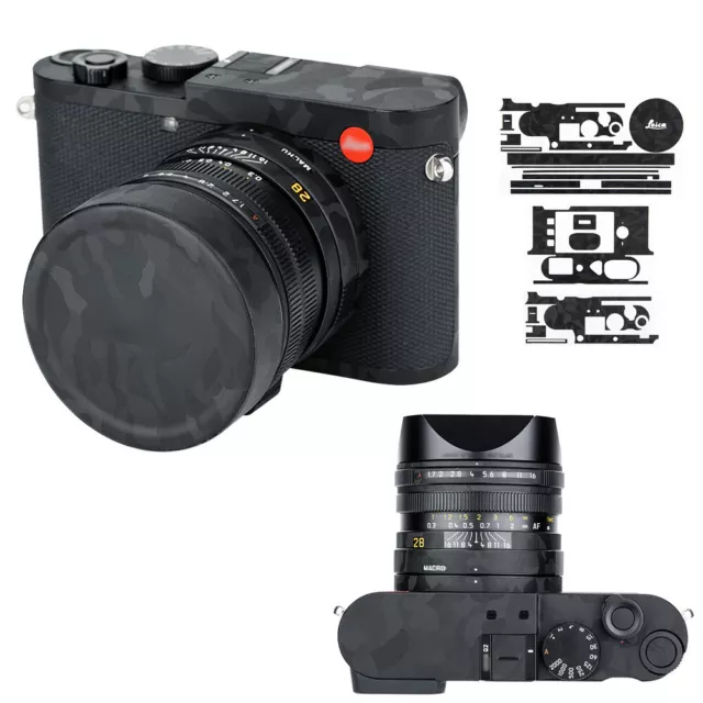 Anti-Scratch 3M Camera Body Lens Cap Skin Protector Film Cover for Leica Q2