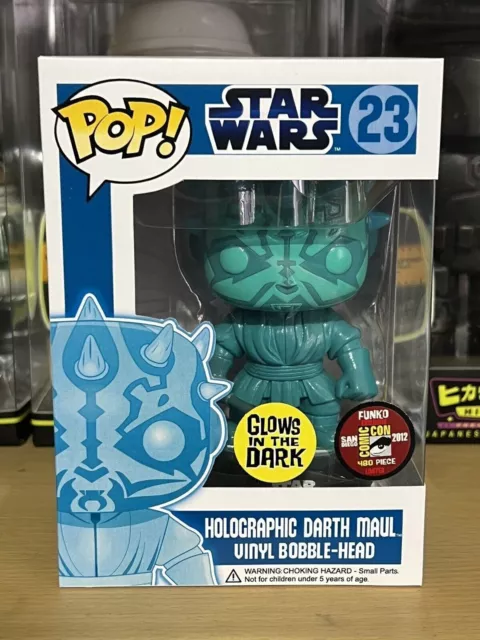 Funko POP! Star Wars 23# Holographic Darth Maul Glow Ver Vinyl Action Figures