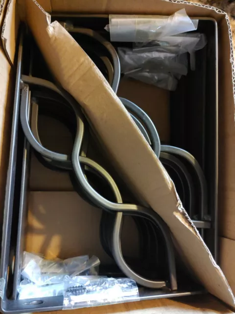 10- StyleWell Celtic Scroll shelf bracket Brown metal 9x6.5