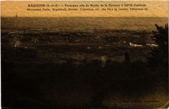 CPA SANNOIS - Panorama pris du Moulin de la Terrasse a (519284)