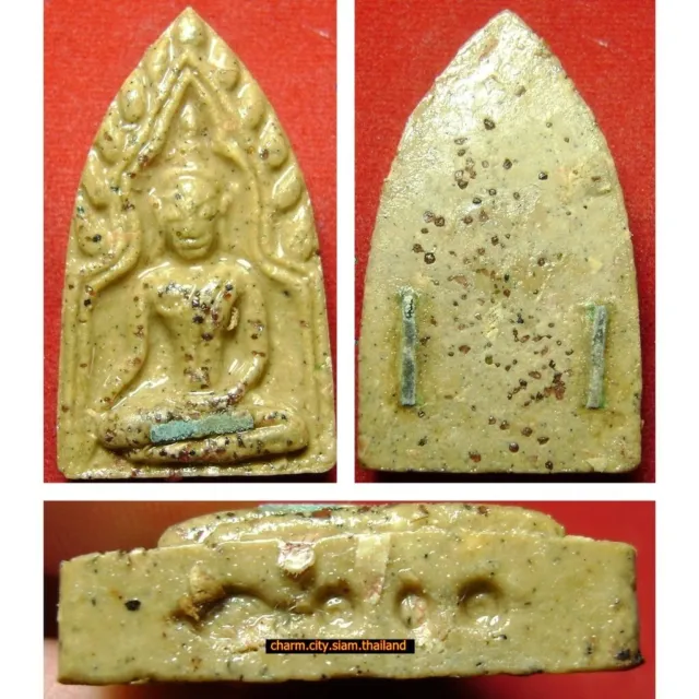 thai Amulet Phra Khun Phaen Lanna Ajarn Pornsit Special Mass Powder Embed Takrut