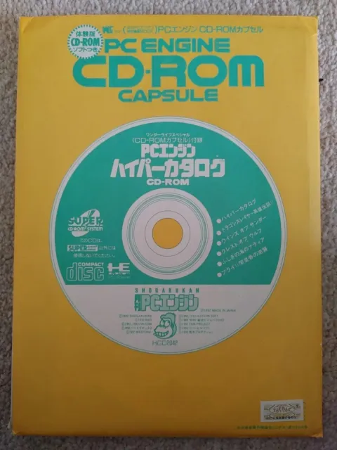 Pc Engine CD-Rom Capsule 1992 by Shogakukan