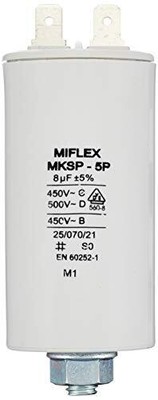 Miflex Condensateur de démarrage Condensateur Moteur 16 µF 450 V 35 x 83 