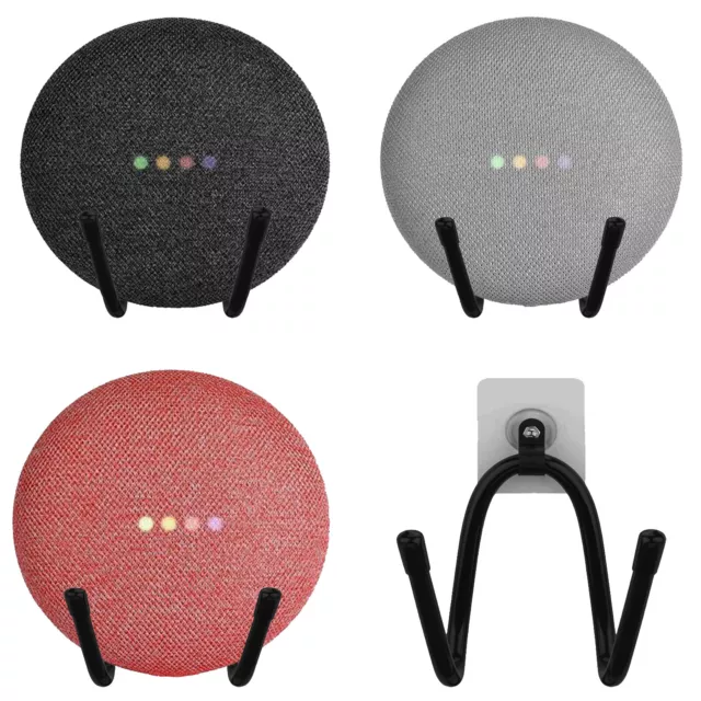 4x Wall Mount Stand Hanger Holder for Google Home Mini Smart Assistant Speaker