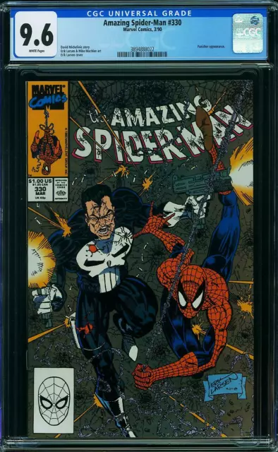 AMAZING SPIDER-MAN  #330  High Grade PUNISHER!  NM9.6 CGC   3894888022