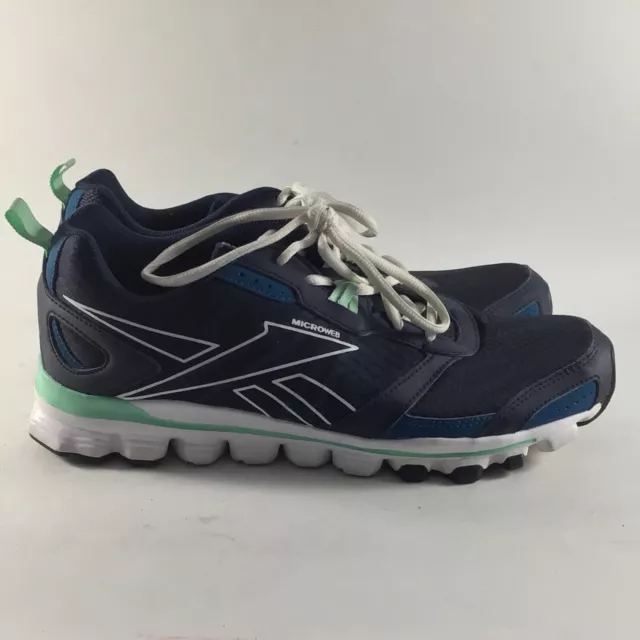 Reebok Hexaffect run womens lace up running shoes sneakers blue size 10 M47780