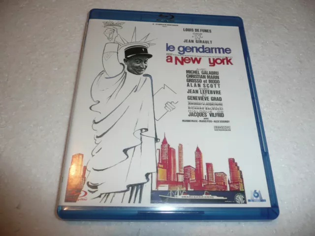 BLU- RAY -  Le Gendarme à New York  - Louis de Funès michel galabru  : BLU - RAY