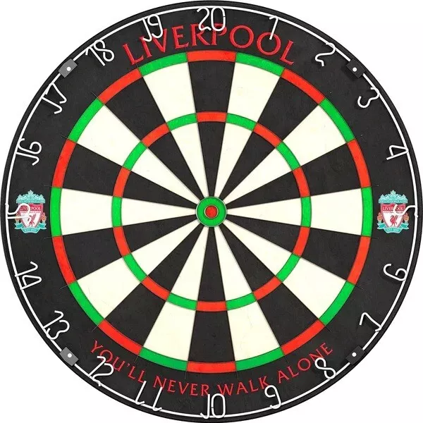 Liverpool Football YNWA Dartboard Officially Licensed LFC The Reds