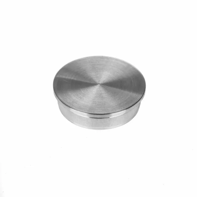 Inox V4A Plat Massif Bouchon de Tuyau Endkappe Couvercle Balustrade Fermeture