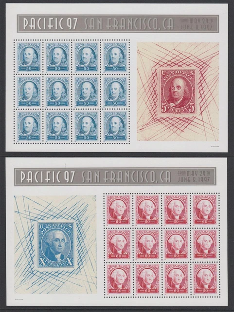 USA MiNr.: 2830 / 2831 ** jewelry bow PACIFIC '97