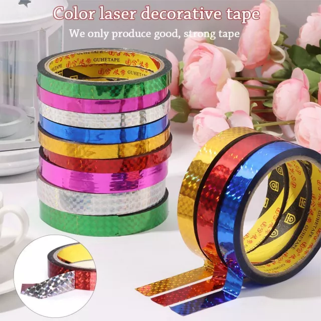 Tools Office Tapes Decorative Sticky Shiny Wrapping Tape Stickers Laser Tape