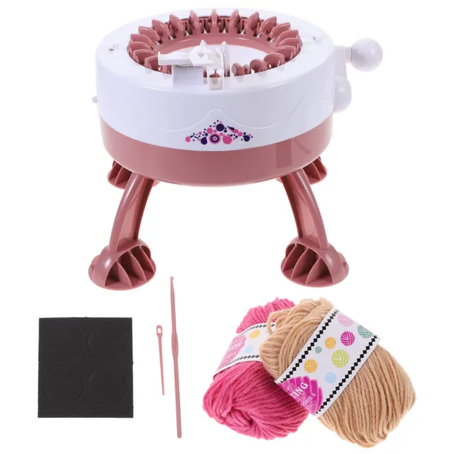 Mini kit de máquina de tejer telar regalos de Navidad herramienta circular niño