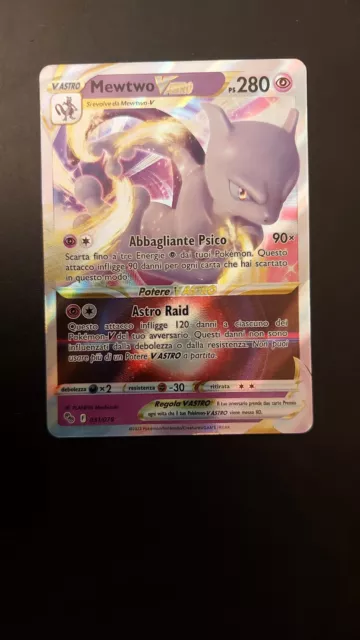 Carta pokemon MewTwo V Astro pokemon Go 031/078 ita - Vinted