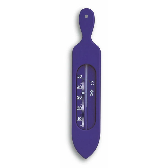 TFA 14.3018.06 -PL- Analoges Badethermometer  -BLAU- Messflüssigkeit  Pflanzenöl