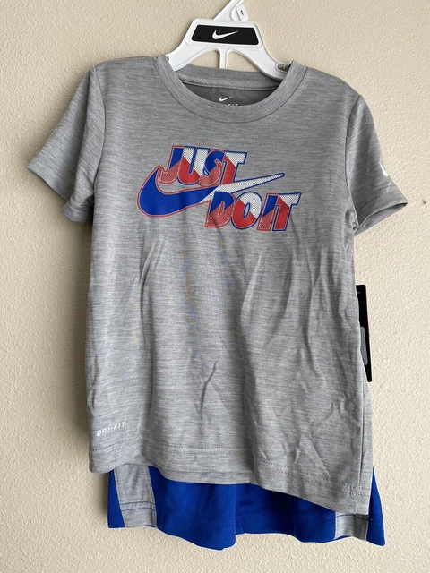 Nike baby boys 2 piece set, 4T, toddler boys shorts and tee set