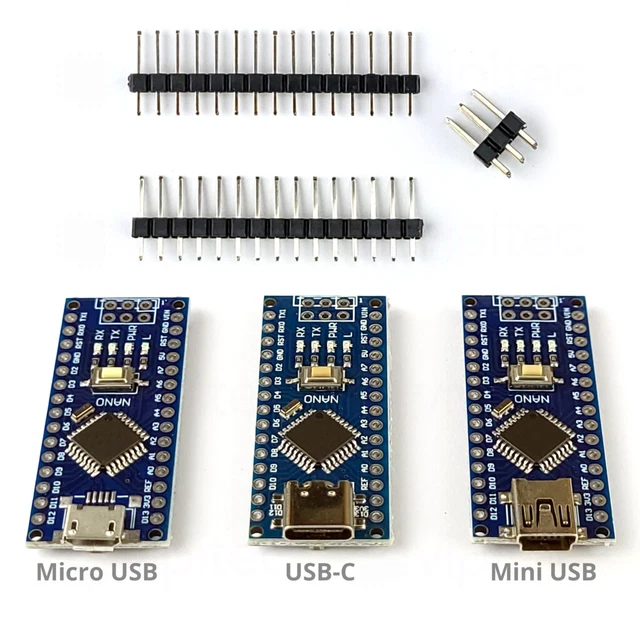NANO V3.0 BOARD | USB-C Micro-USB Mini-USB ATmega328P CH340 v3 Modul ...
