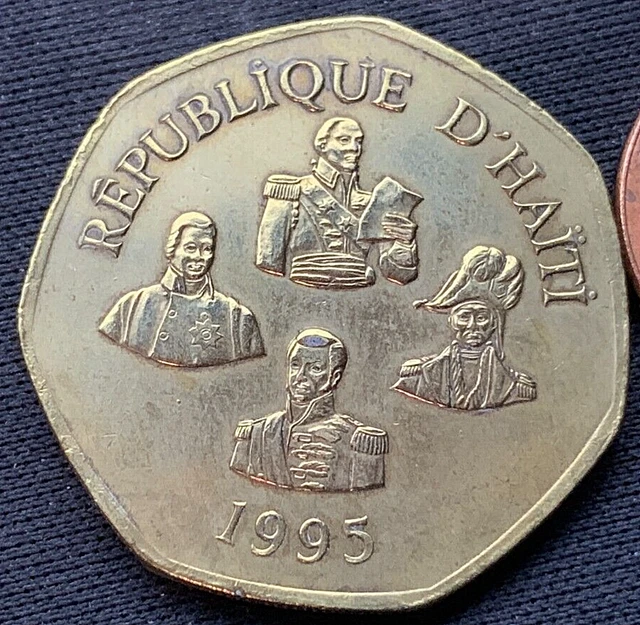 1995 Haiti 5 Gourdes coin UNC +  High Grade World Coin  #M295